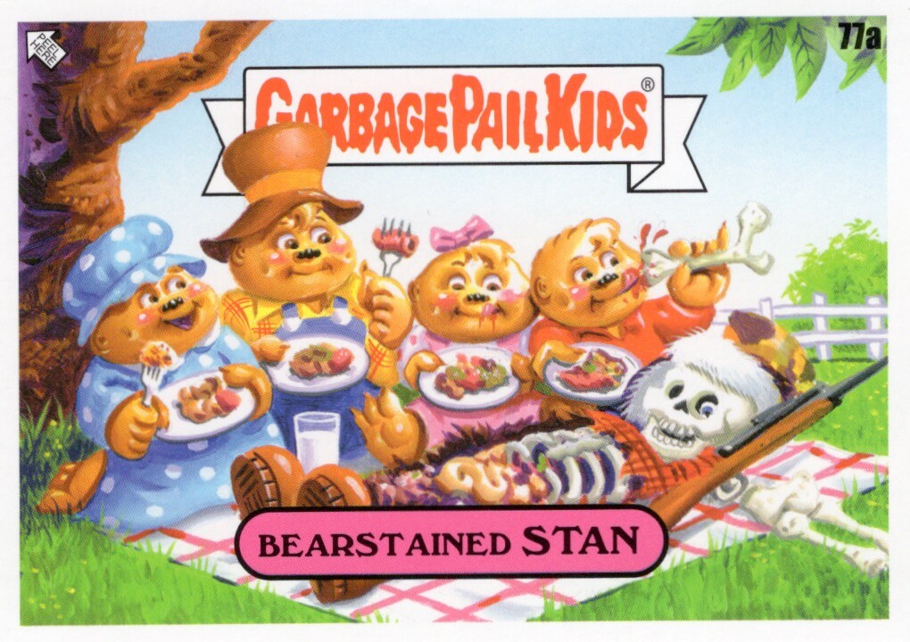 2022 GARBAGE PAIL KIDS GPK BOOK WORMS BASE BEARSTAINED STAN 77a PACK FRESH NM/M