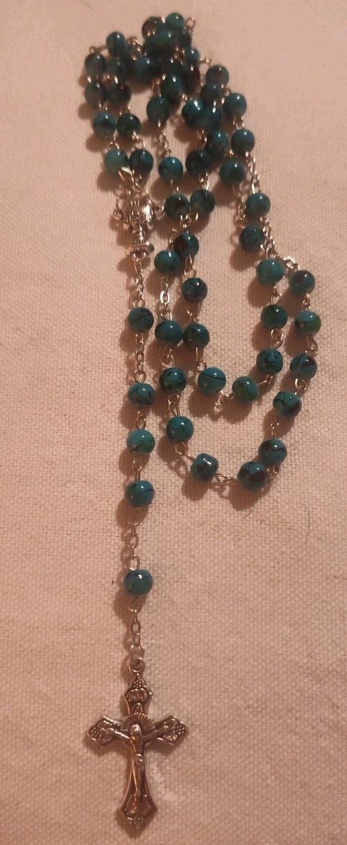 Catholic Rosary with Metal Cross