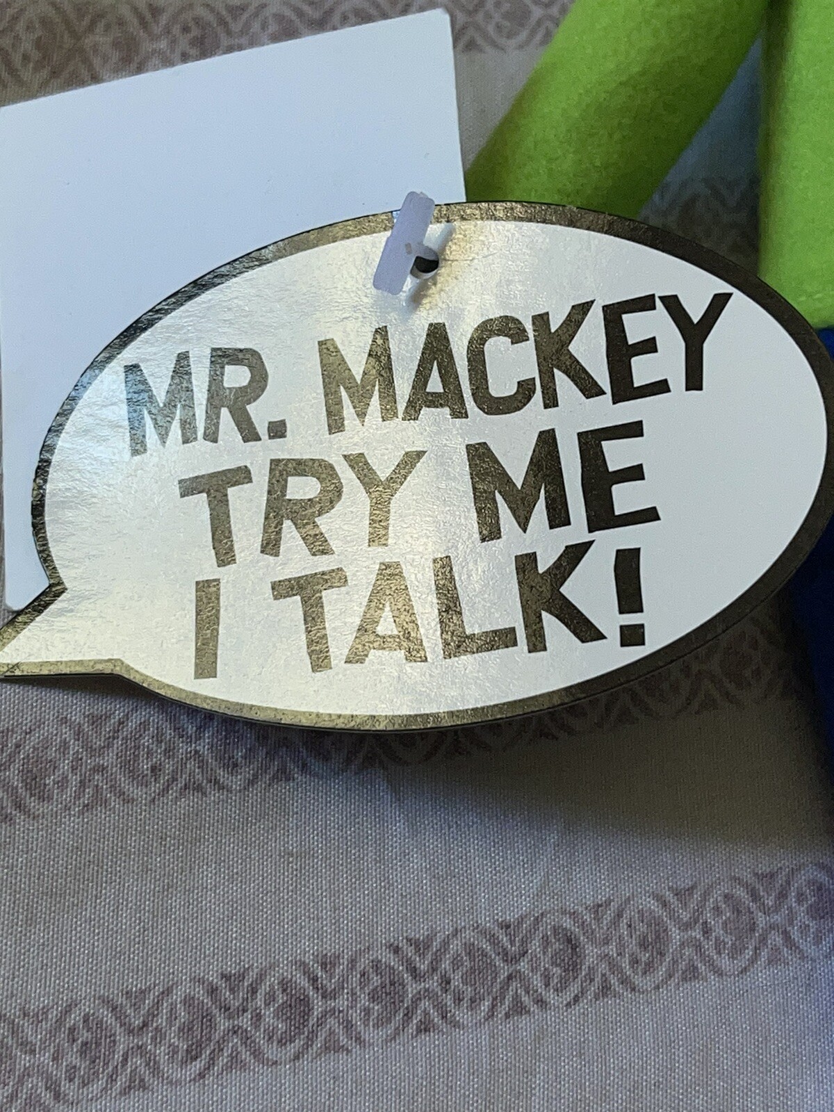 Comedy Central 2002 Southpark Mr Mackey 12″ Talking Plush Figure Works