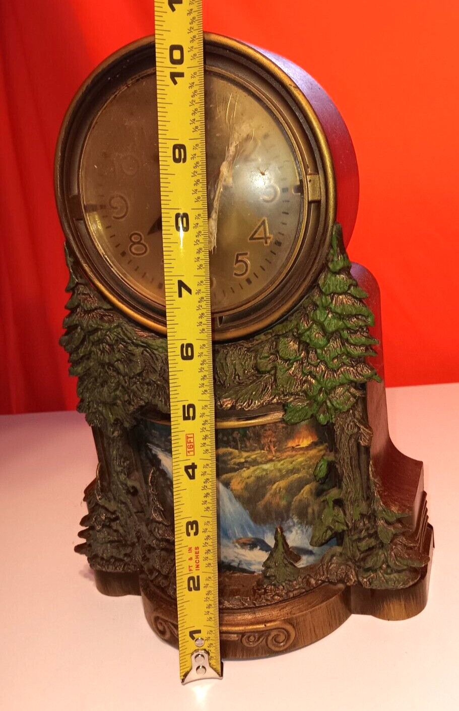 MASTER CRAFTERS Vintage Animated Lighted Motion Waterfall Clock Parts