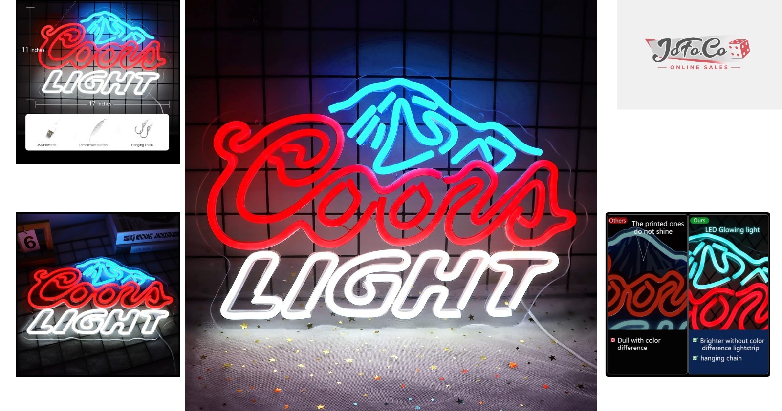 Crs LIGHT Neon Wall Decor – USB Powered LED Sign, 17×11 Inches – Vibrant Colors