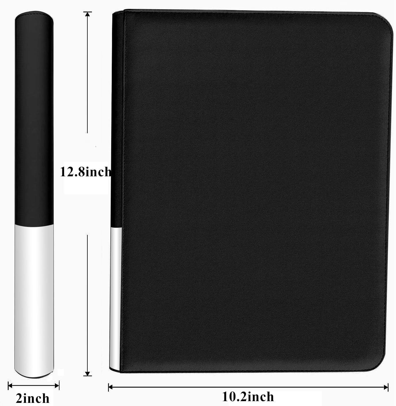 Comic Book Binder, 24+ Pockets Comic Book Storage Album, Premium PU Leather Comi