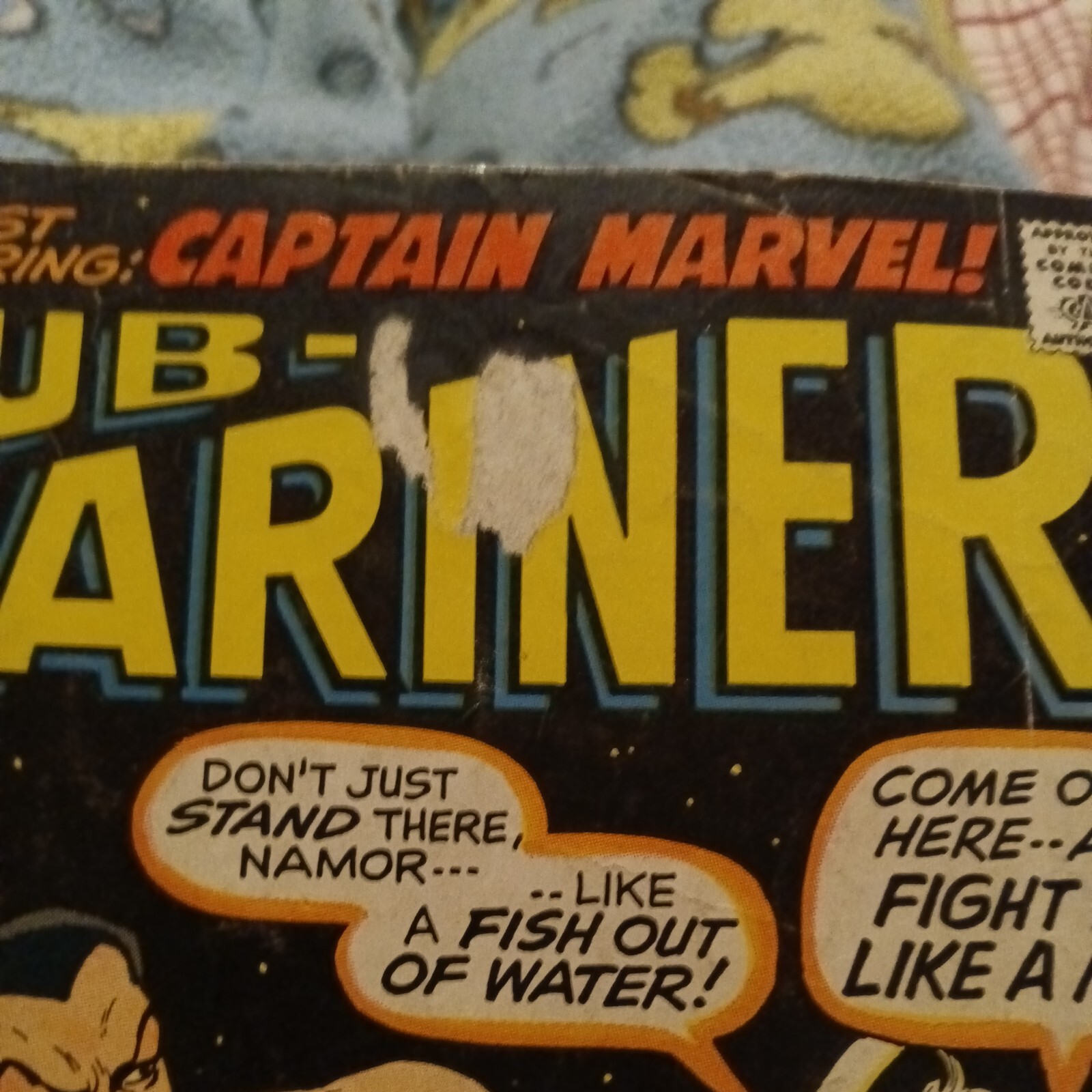 Sub-Mariner #30 Captain Marvel Appearance 1970 Bronze Age comics superhero book