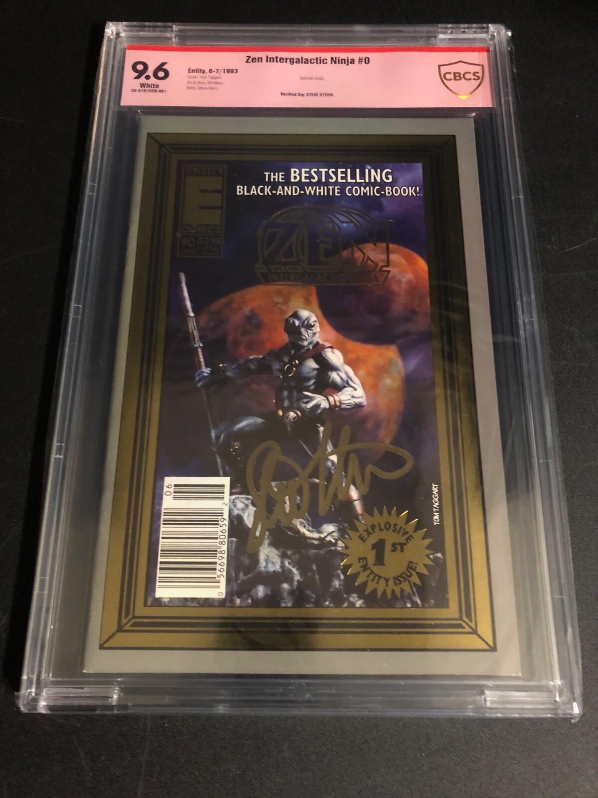 ZEN INTERGALACTIC NINJA #0 SIGNED BY: STEVE STERN CBCS 9.6 NM+ 🔥🔥