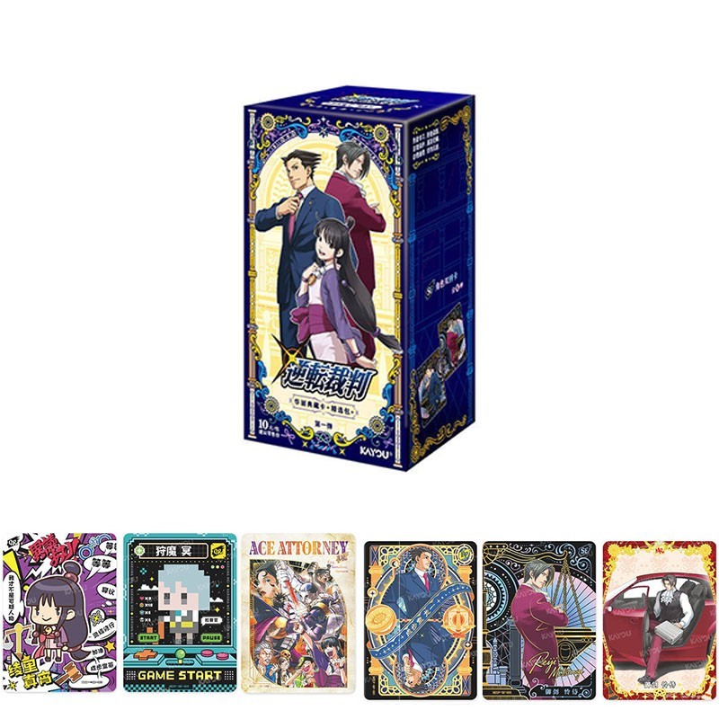 Gyakuten Saiban Game Kayou Ace Attorney Collection Trading Card Anime Box Sealed