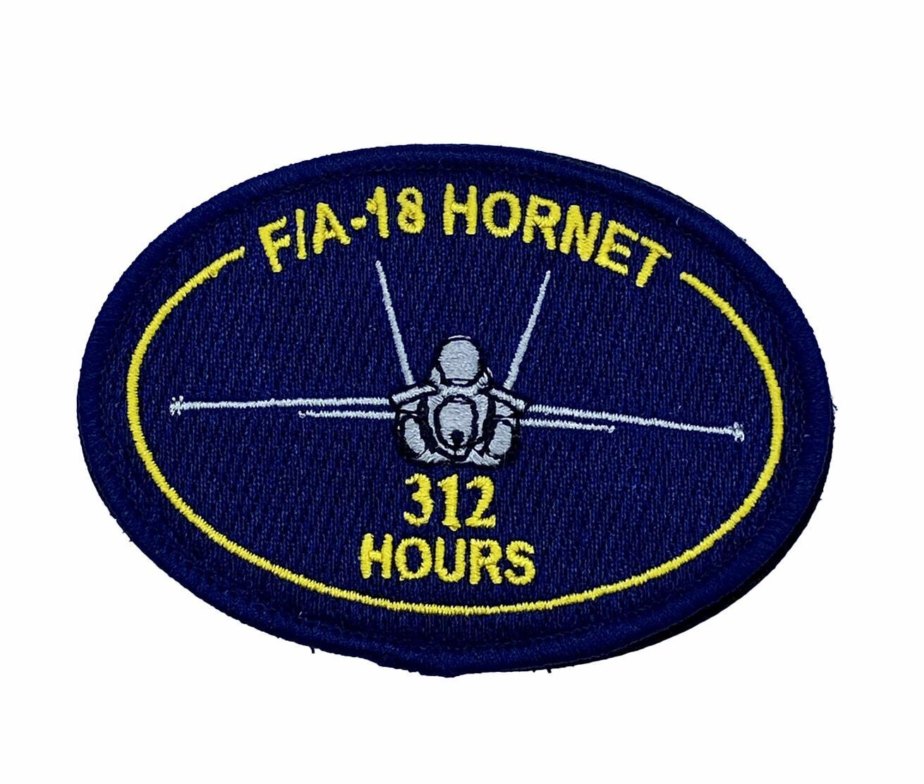 VMFA-312 Checkerboards F-18 Hours Patch – With Hook and Loop