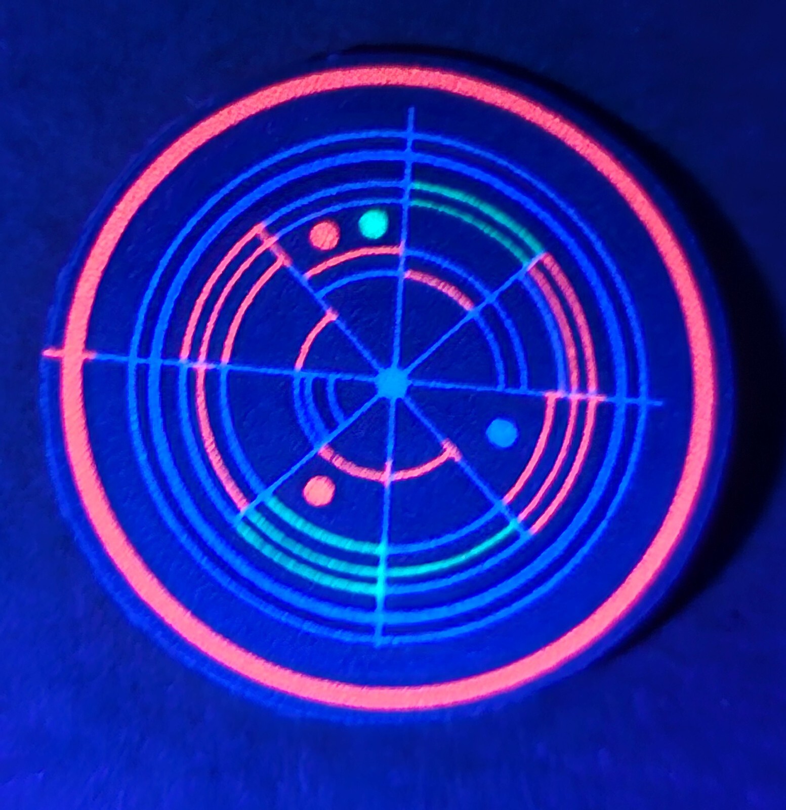 TRON SPINNER DECAL SCREEN PRINTED GLOWS EXCLUSIVE! NOTHING ELSE LIKE IT