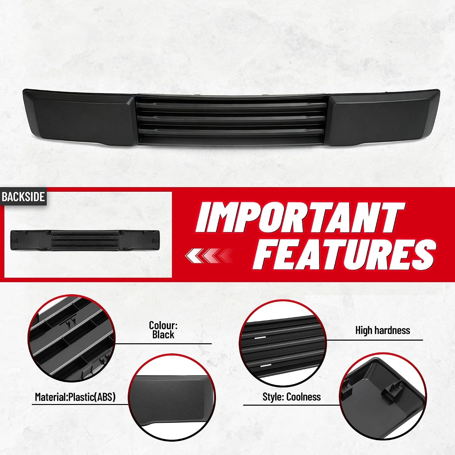 Front Bumper Cover Compatible with 2015-2017 Ford F150 W/O Block Heater & Grille