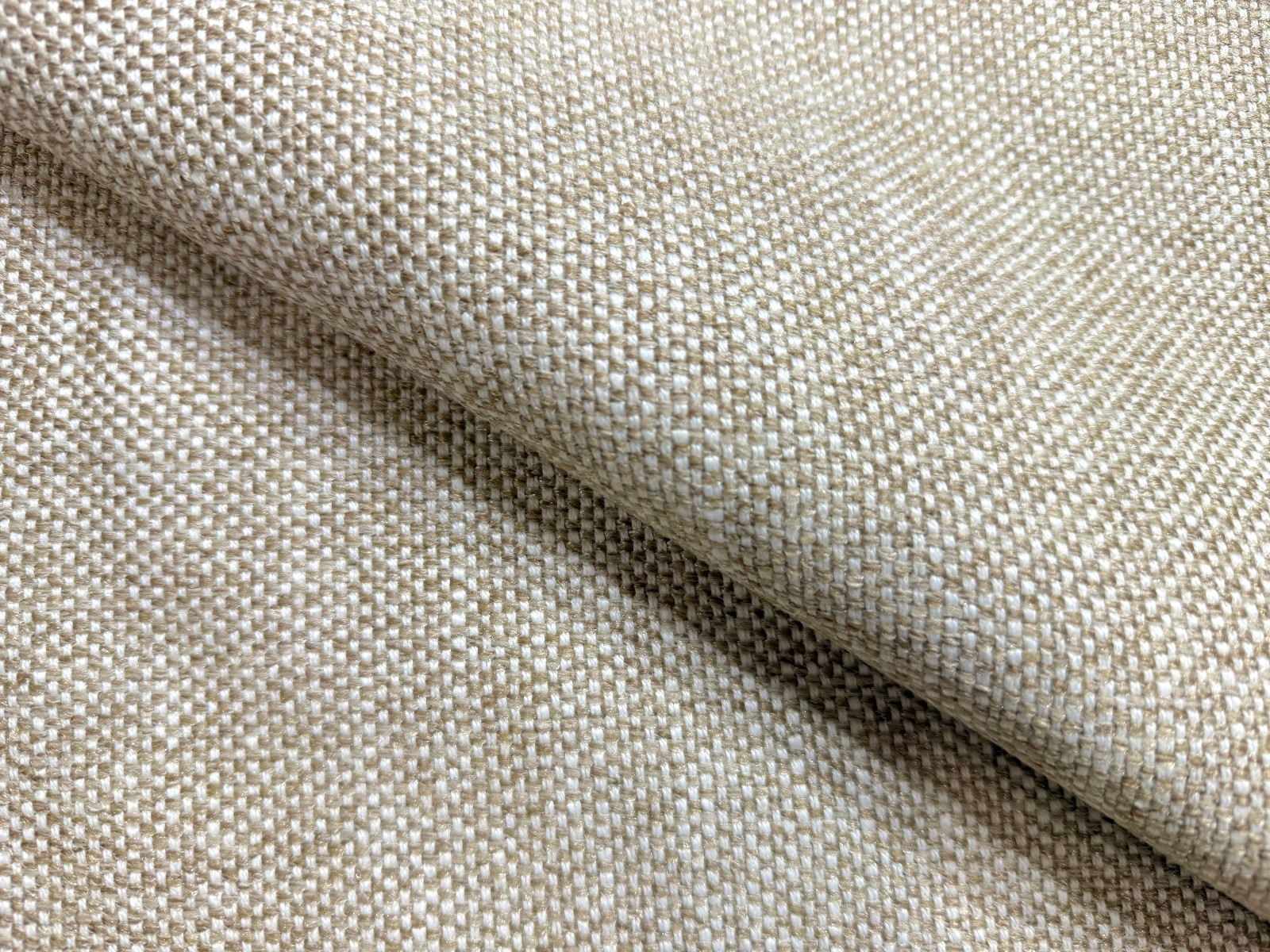 7.375 yds Thibaut Wellfleet Oatmeal Beige Performance Upholstery Fabric W73424