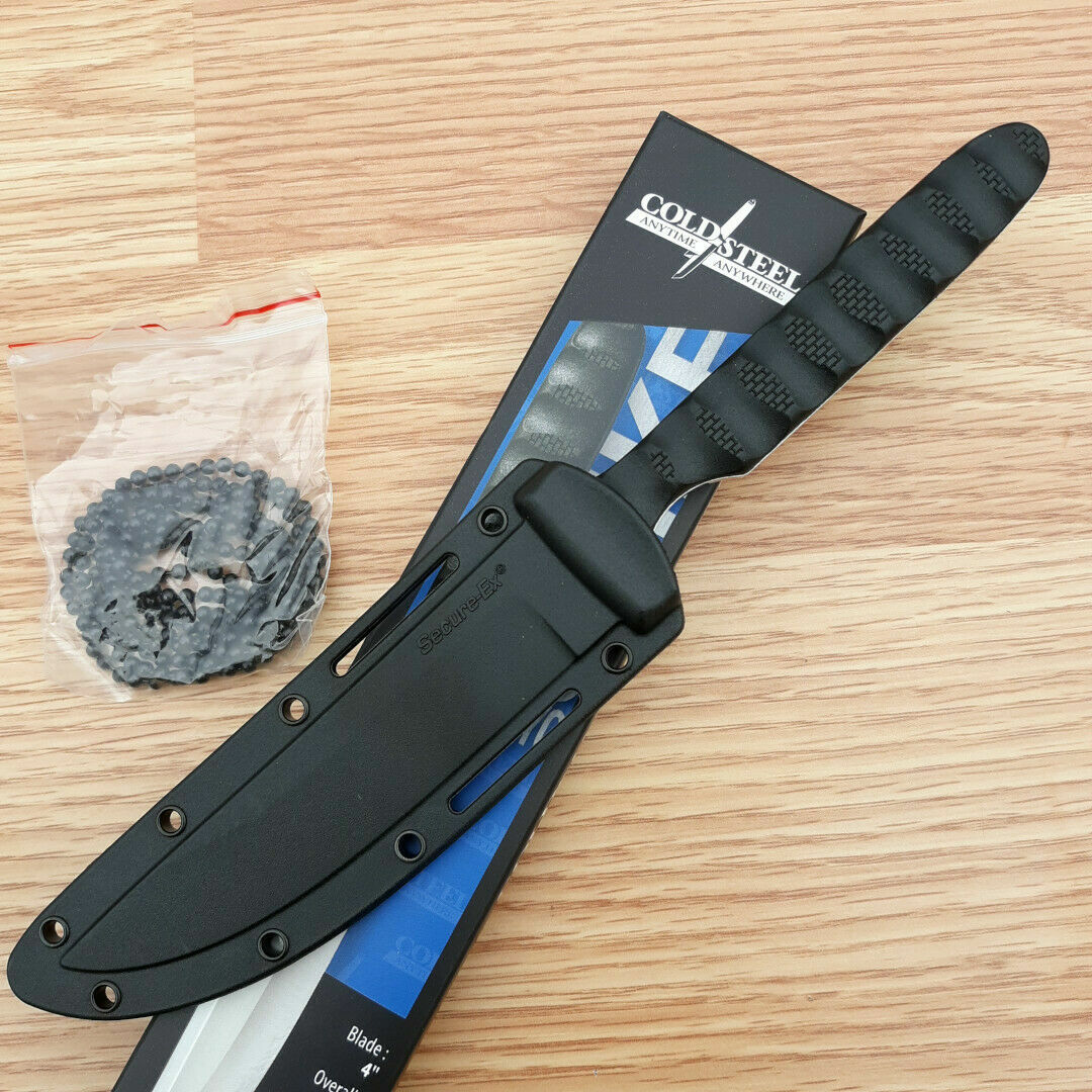 Cold Steel Tokyo Spike Fixed Knife 4″ 4116 Steel Blade Black Griv-Ex Handle