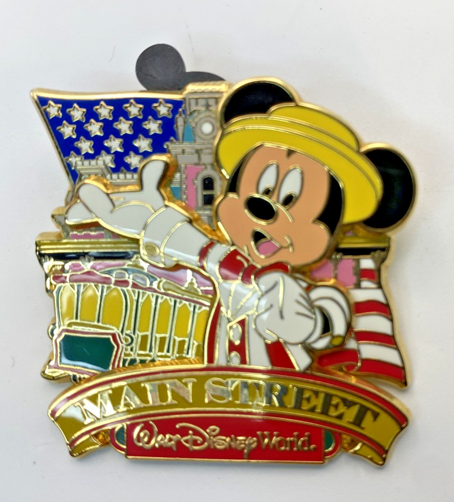 Disney Parks Mickey Mouse Main Street Magic Kingdom Park Areas Pin 2010
