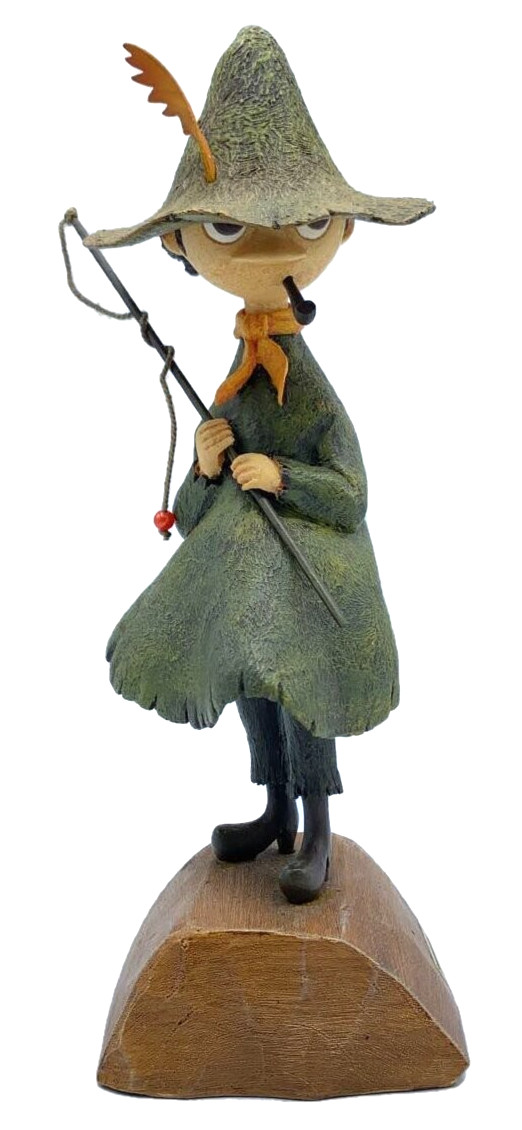Benelic Moomin Valley Snufkin Fishing Figure Doll Vintage No Box from Japan USED