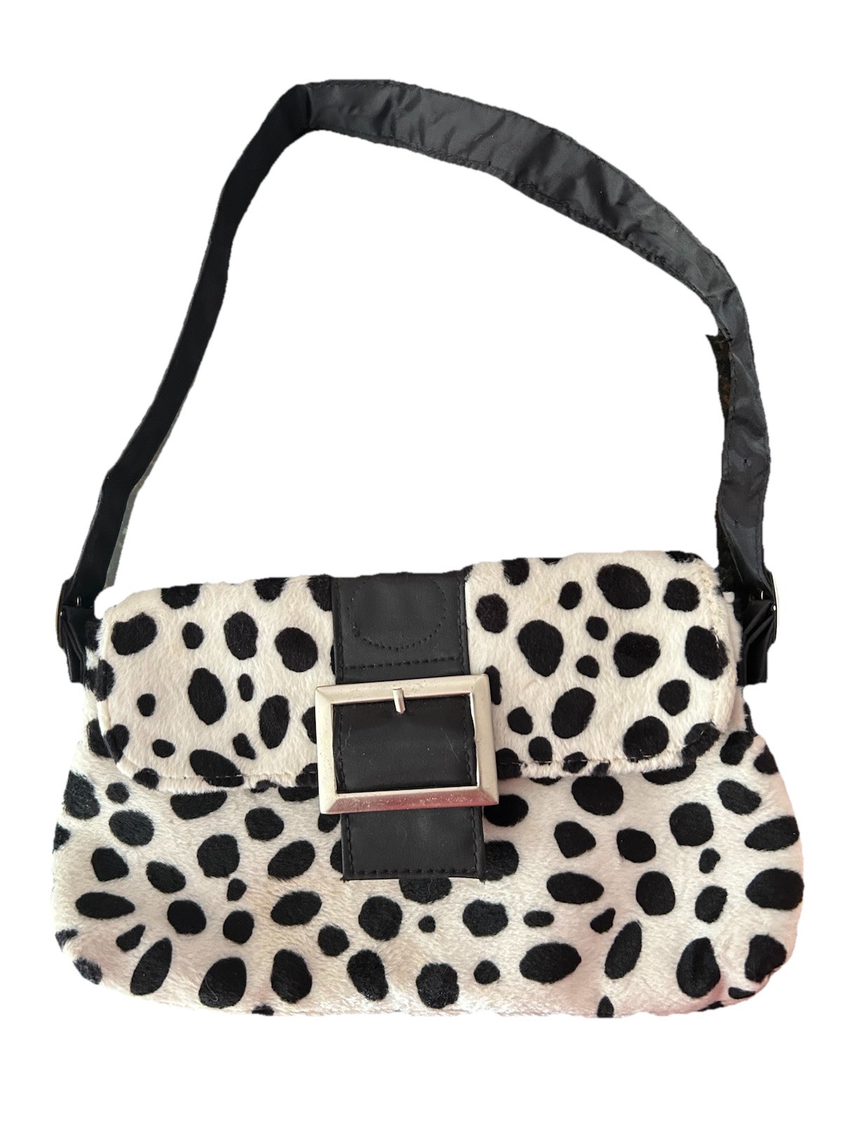 Disney Store 102 Dalmatian Purse Shoulder Bag Faux Fur Collectible Retired
