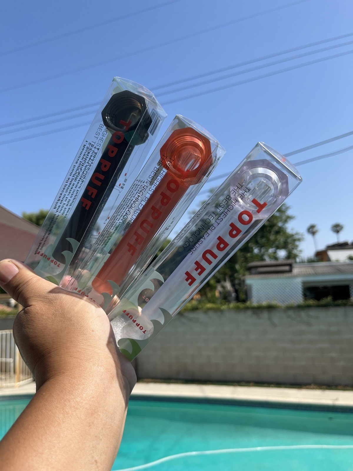 3 Unit Portable Hookah Screw on Bottle Mobile Water Glass Bong