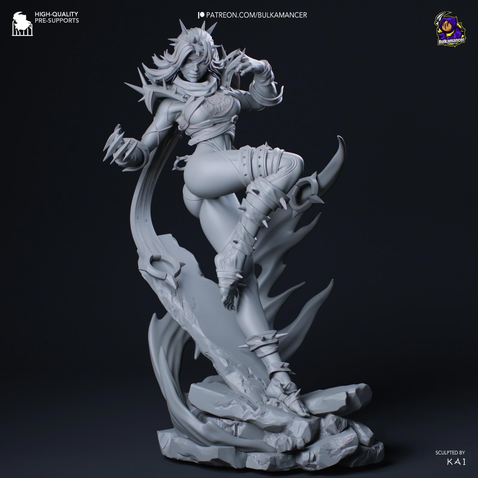 Invisible Woman (Malice) | Marvel Rivals | 1/8 UNPAINTED Scale Resin Kit