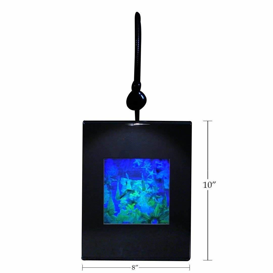 3D Undersea Hologram Picture LIGHTED DESK STAND, Collectible EMBOSSED Type Film