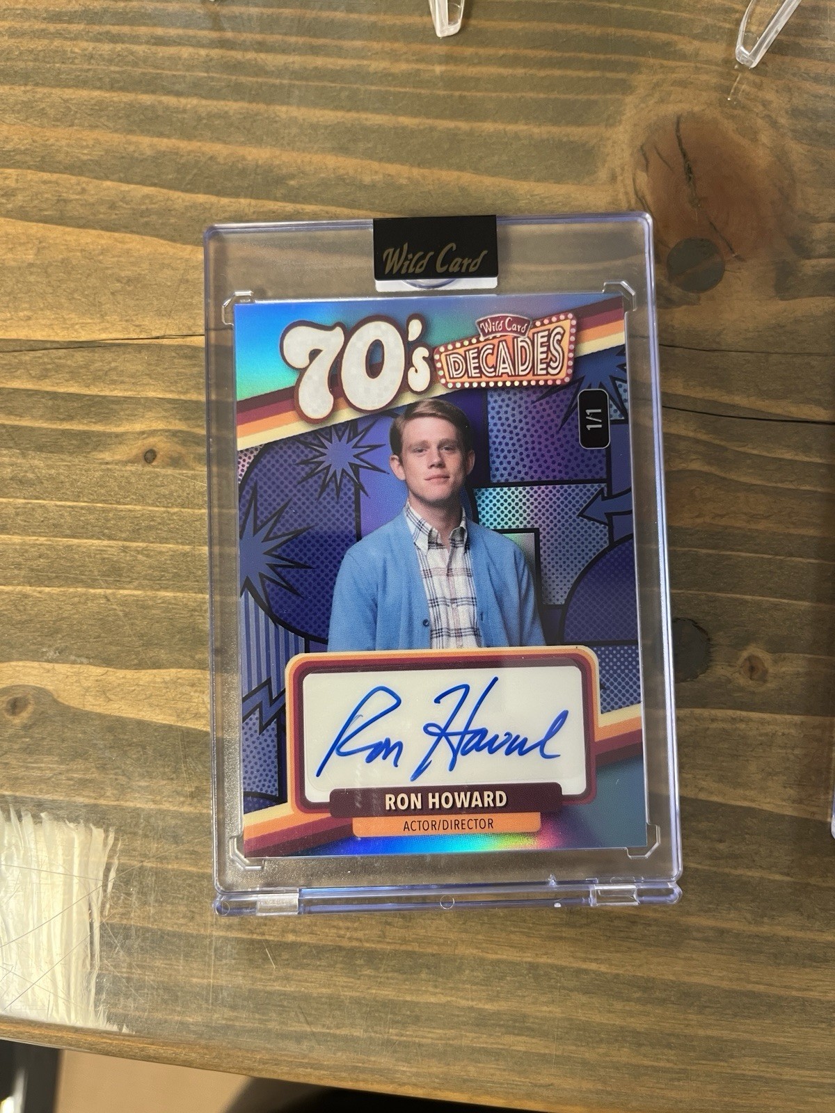Ron Howard 1/1 Autograph AND Ron Howard 1/1 2026 Wild Card Decades