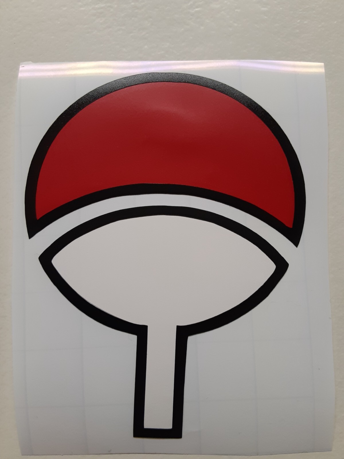 Uchiha Clan Symbol Naruto Sticker Vinyl Decal Windows, Walls Waterproof! Sasuke