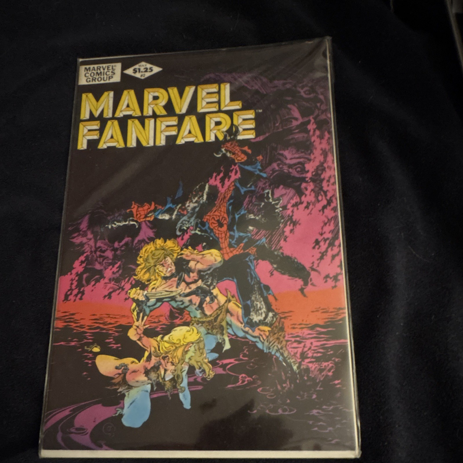 Marvel Fanfare Comic Book Single Issue Color Style Single Unit