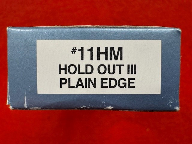 COLD STEEL #11HM HOLD OUT III, PLAIN EDGE, BOXED, MINT (752)