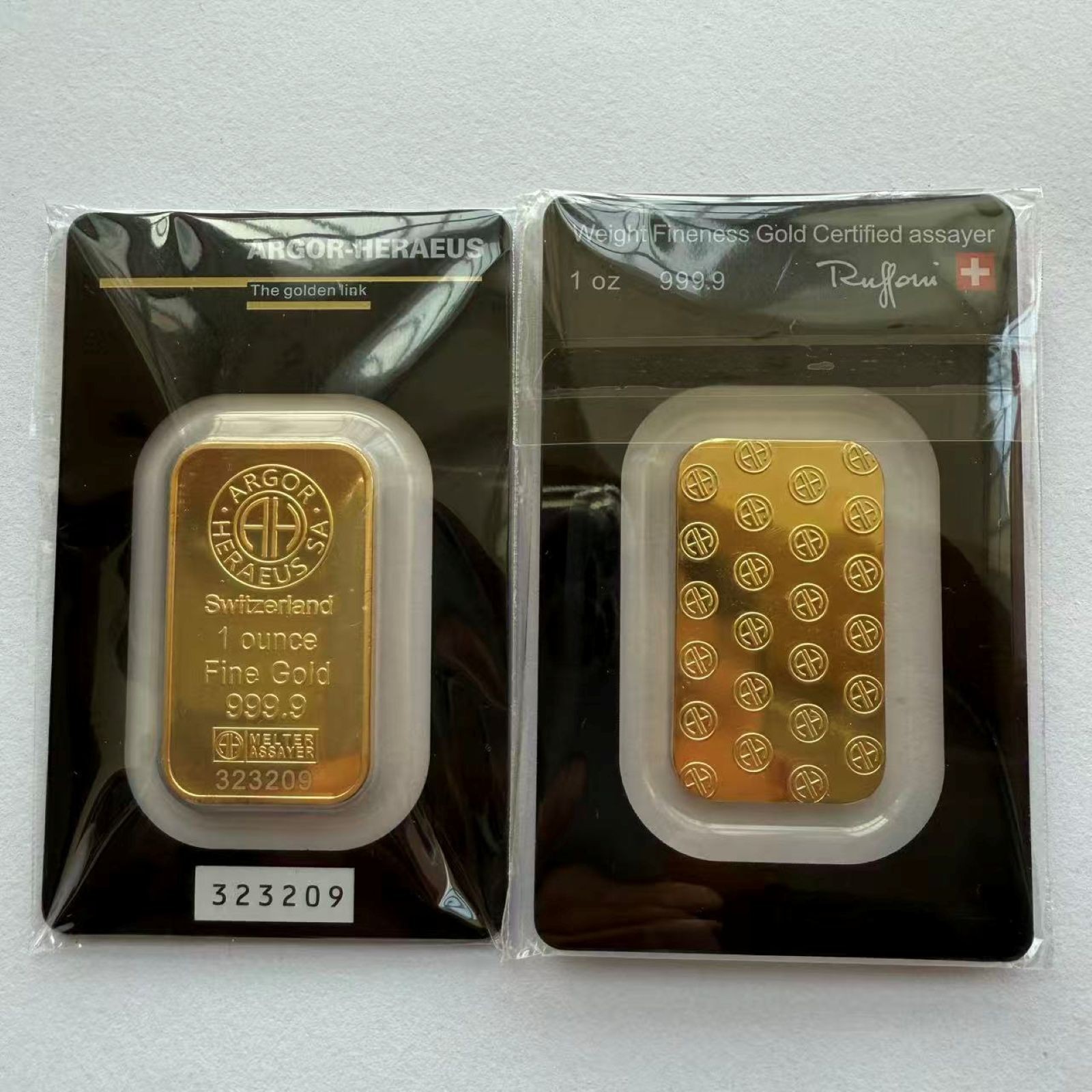 1 ounce fake gold bar – made of brass – collectible – high-end item