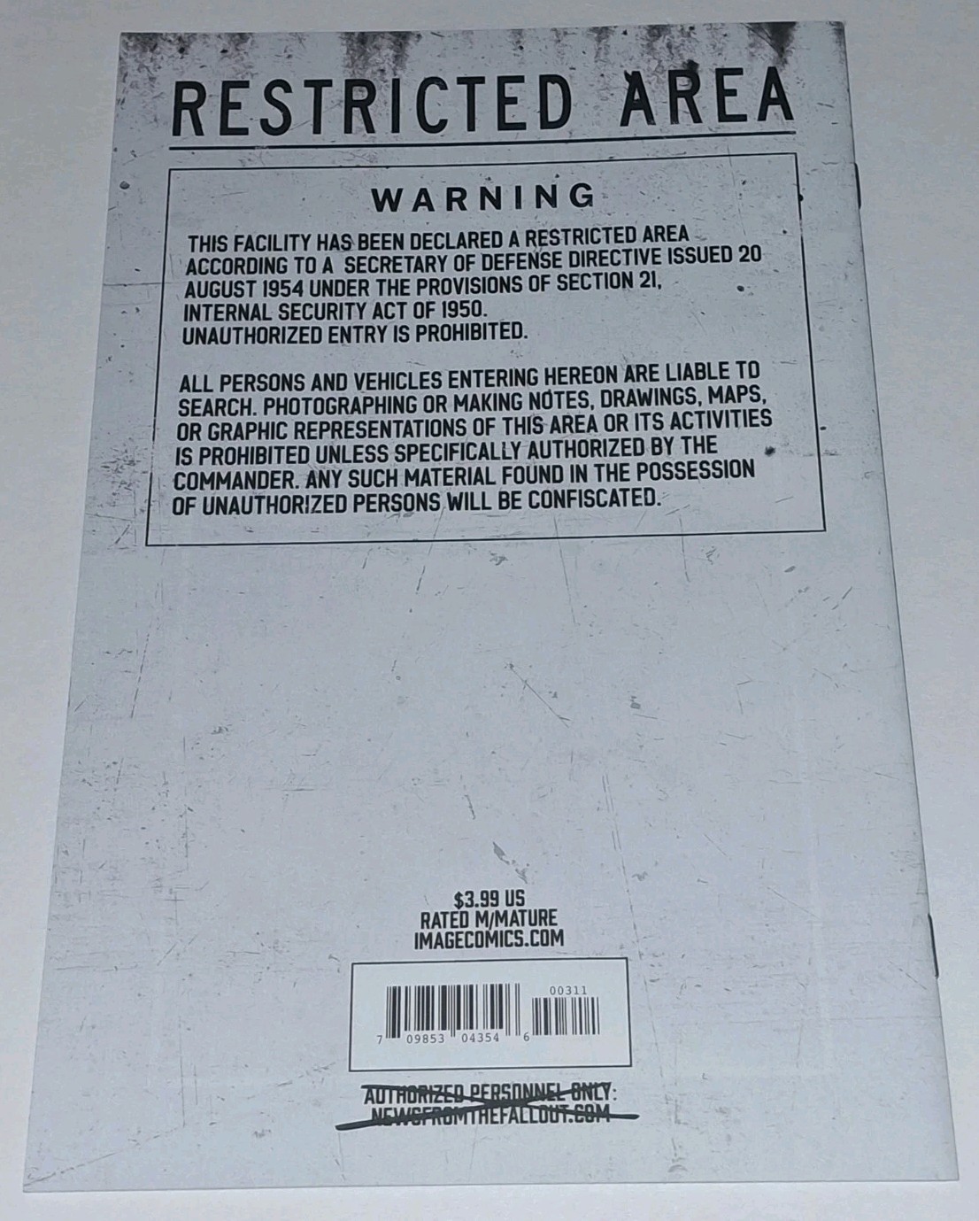 News From The Fallout #1-6 Complete Set Image Comics