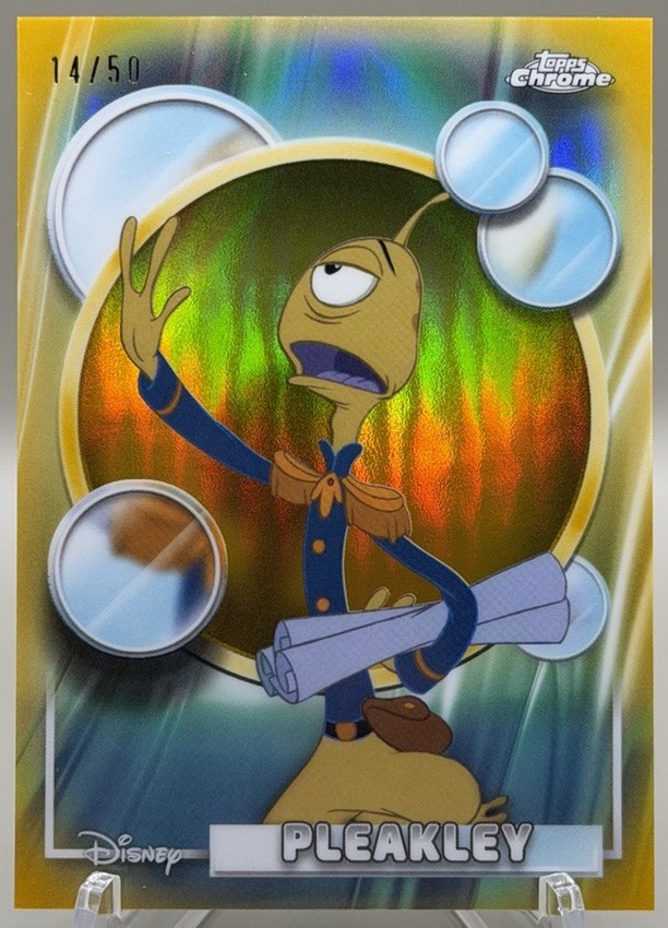 2026 Disney Topps Chrome Pleakley 14/50