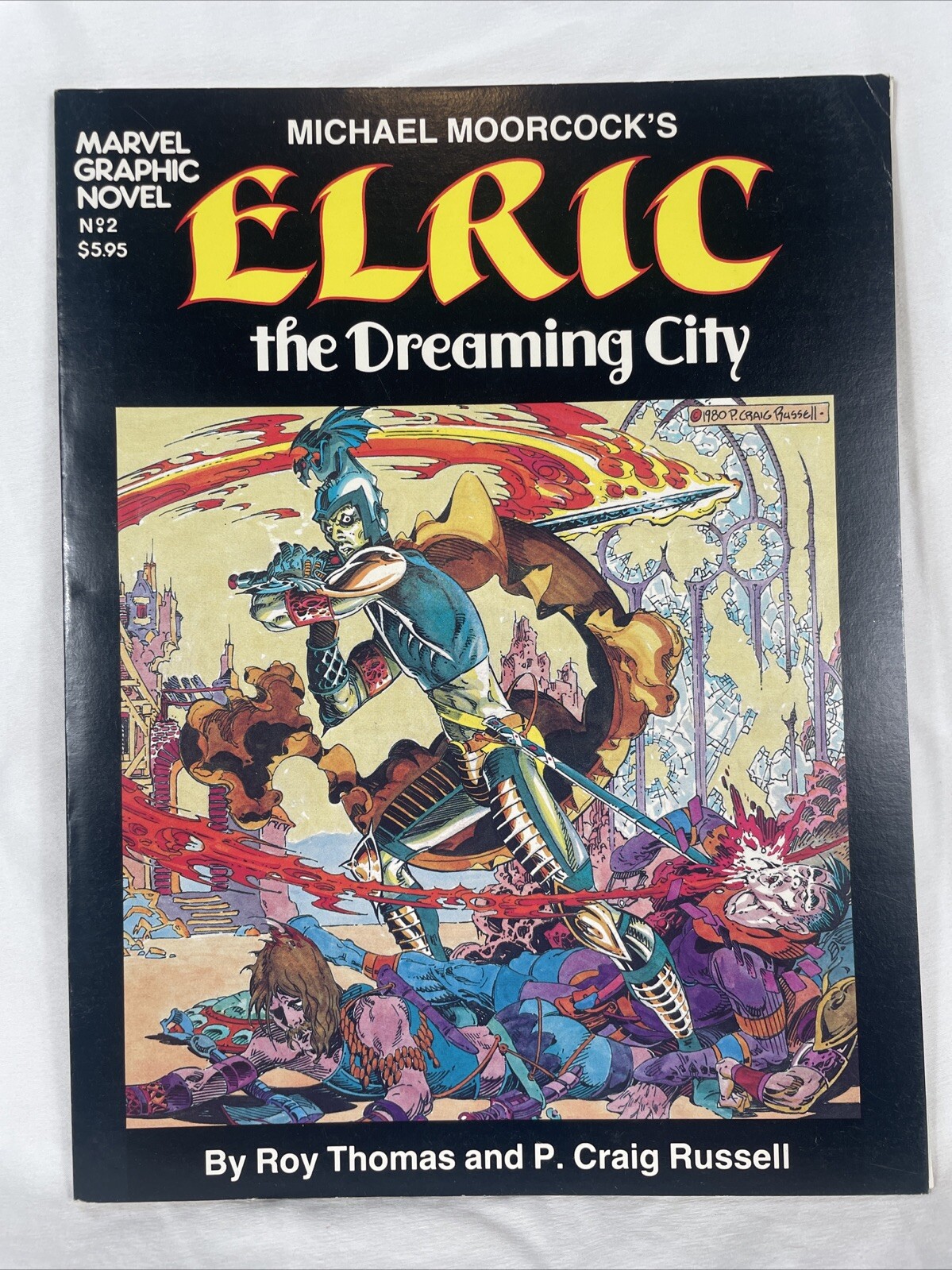 Elric The Dreaming City Marvel Graphic Novel #2 (1982) Roy Thomas