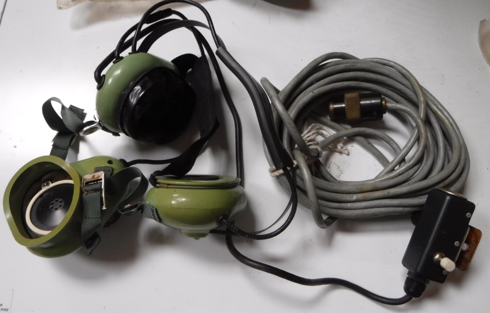 DAVID CLARK H5020 FLIGHT DECK HEAD SET/MIC KIT LOT OF 2 FREE SHIPPING