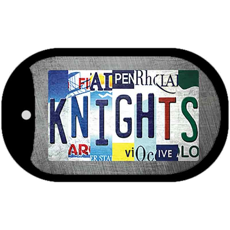 Golden Knights Strip Art Novelty Metal Dog Tag Necklace 2″ x 1″