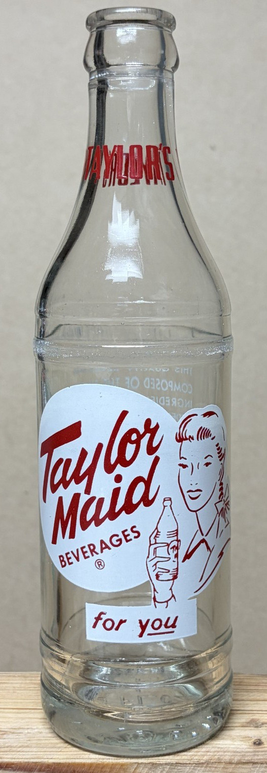 TAYLOR MAID……10oz soda acl……Seven Up Bottling…Several Cities