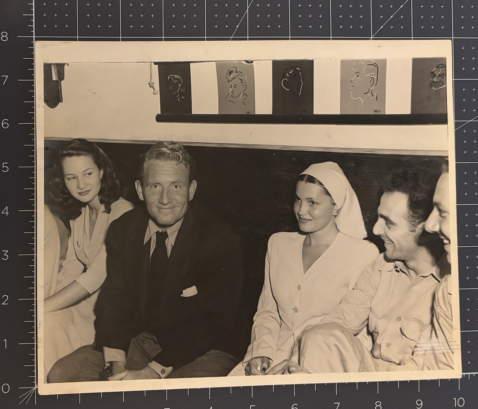 Stunning 1940’s Spencer Tracy Original photograph 8×10 Candid