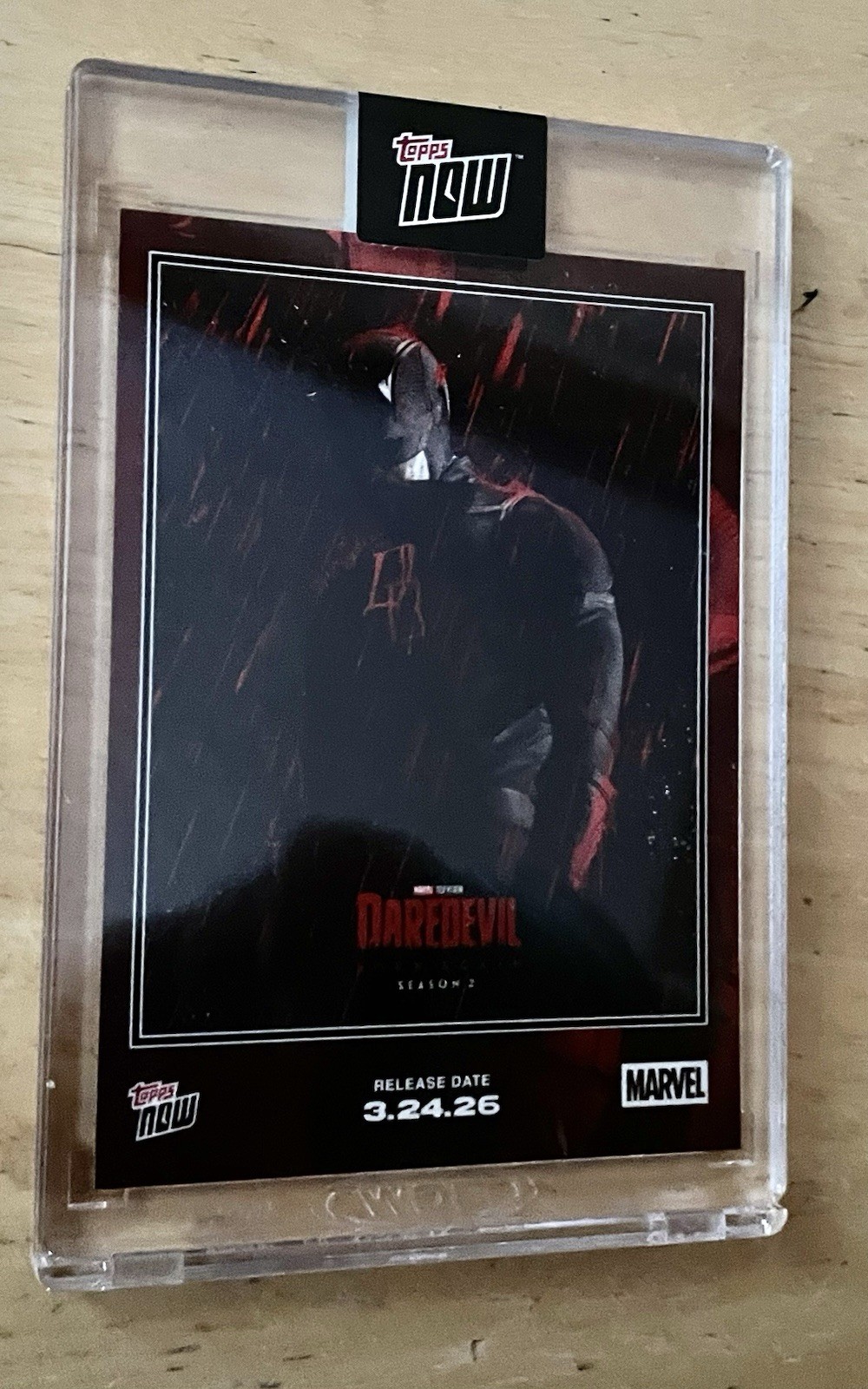 2026 Topps Now Marvel Daredevil Season 2 Limited Edition Card DDS2