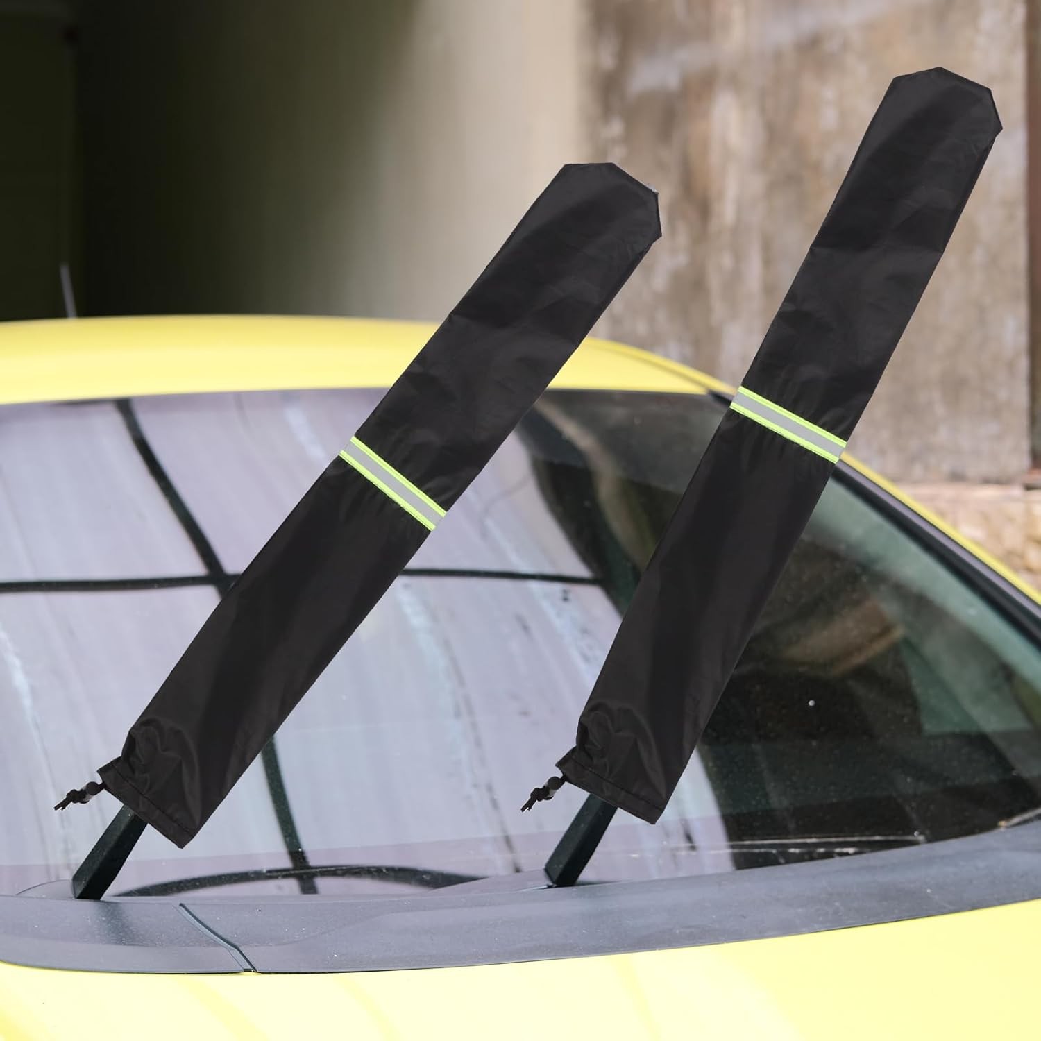 2Pcs Wiper Blade Protectors, 25.5×3.9in Polyester Car Windshield Wiper Covers, 2