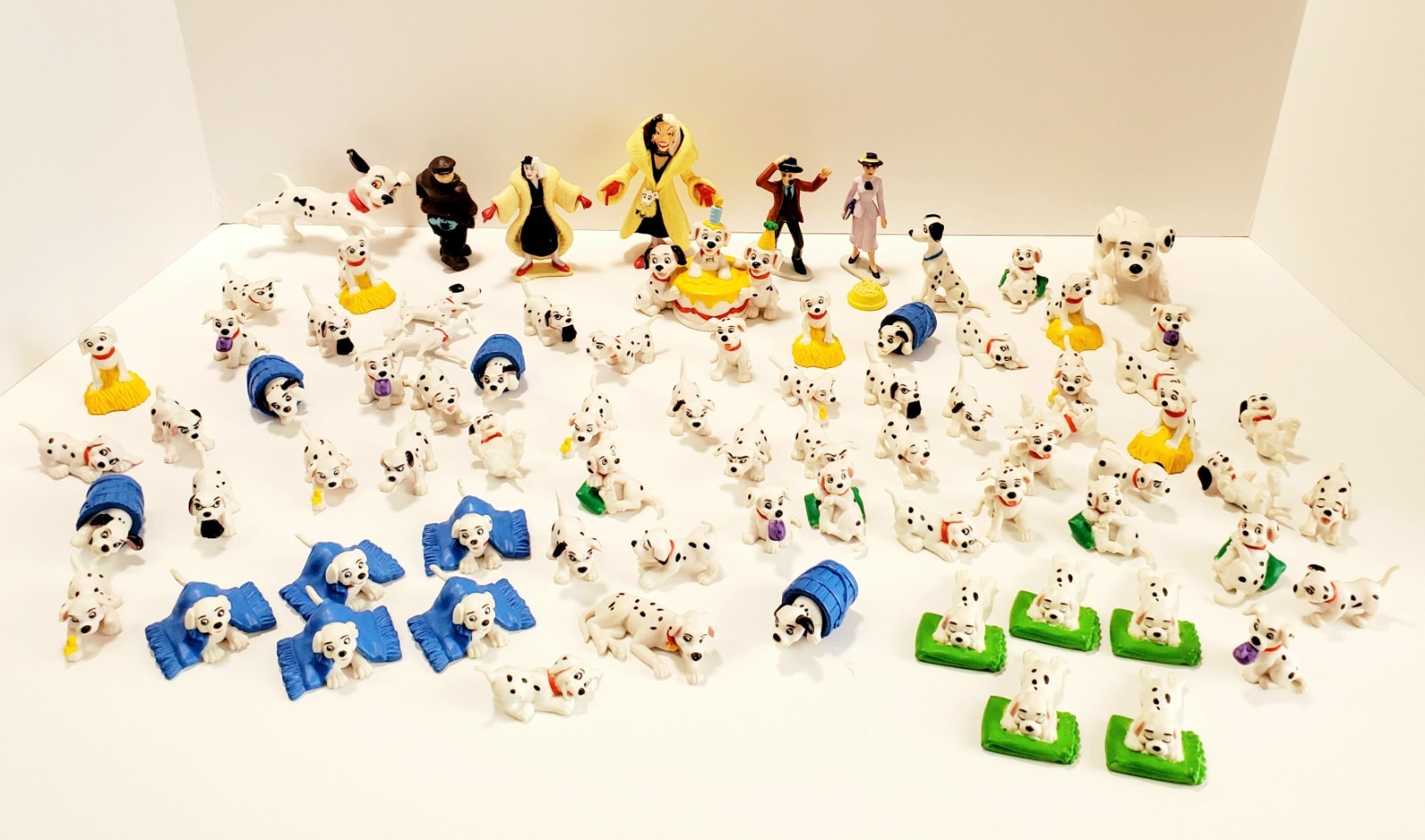 70+ Lot 101 Dalmatians Figures Vintage McDonalds Dog Cake Toppers Playset