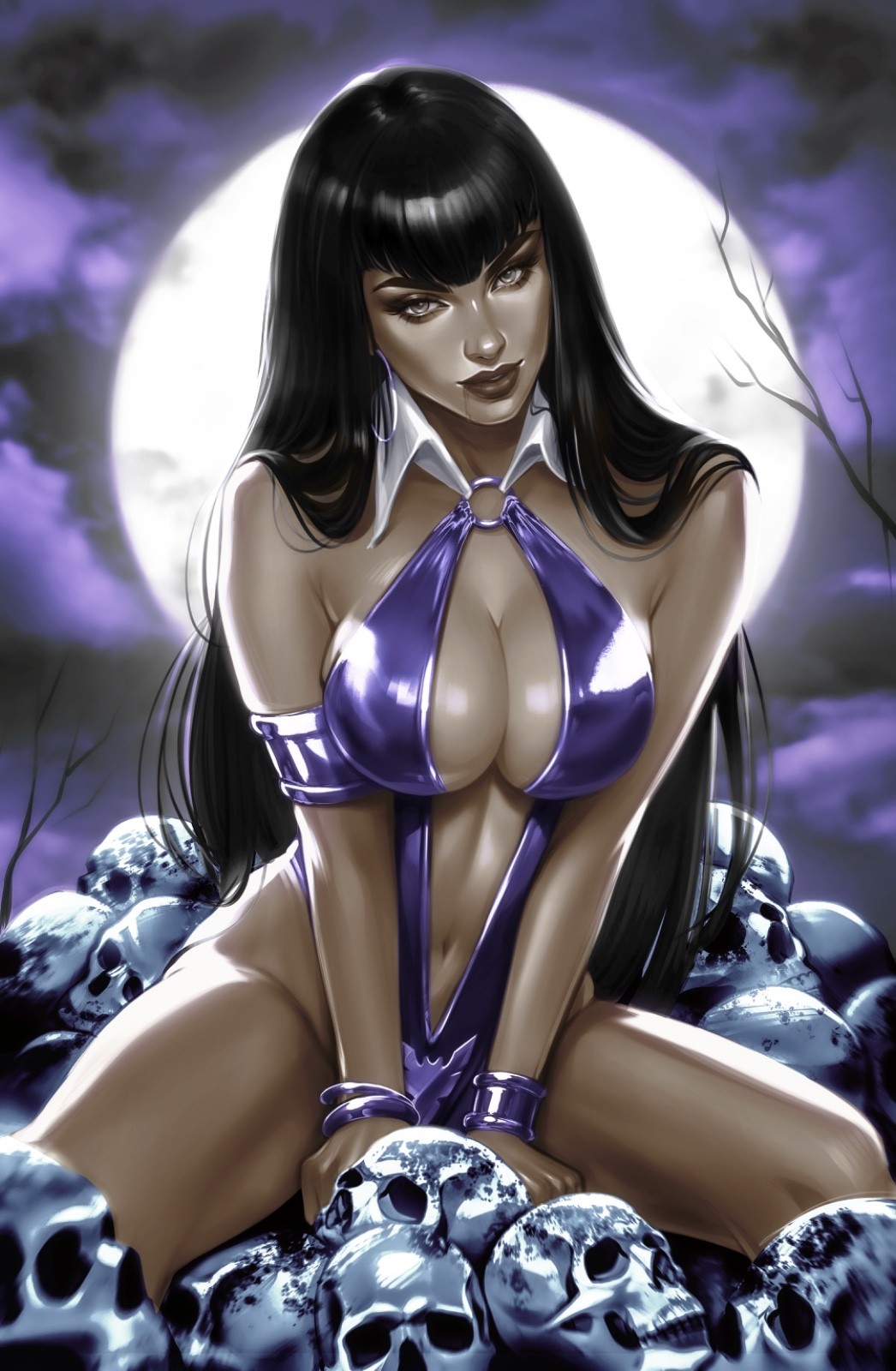 Vampirella #12 Pilnikova C2E2 Exclusive Purple Gold Virgin Variant Ltd. 75