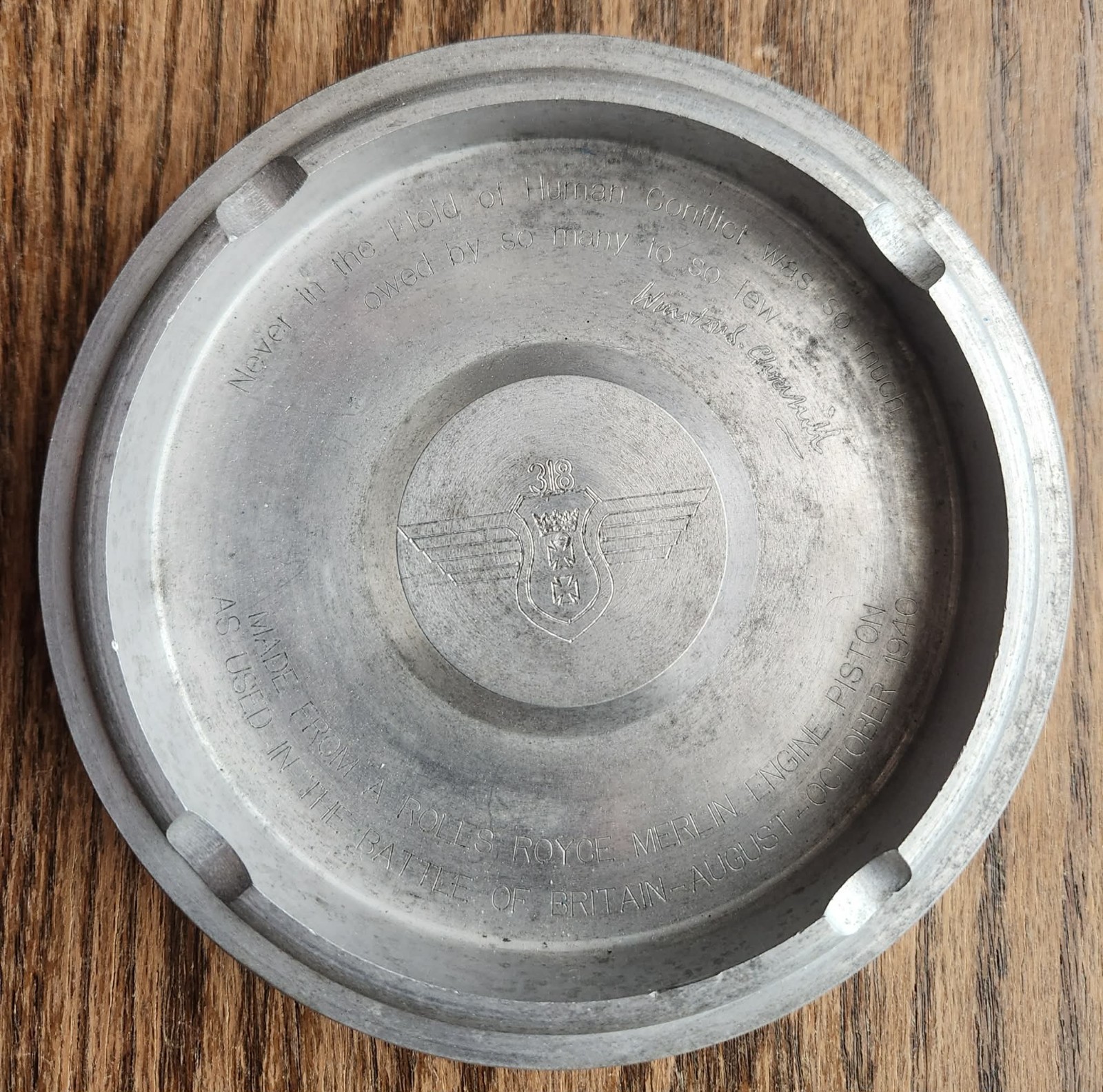 RAF ROLLS ROYCE MERLIN ENGINE PISTON BATTLE OF BRITAIN WWII Hurricane Spitfire