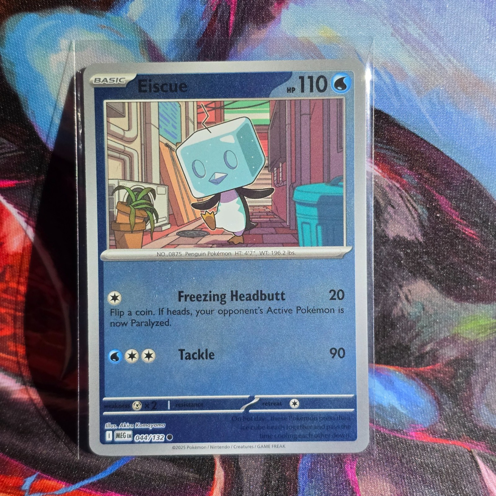Pokemon Mega Evolution Eiscue 044-132 Common Reverse Holo