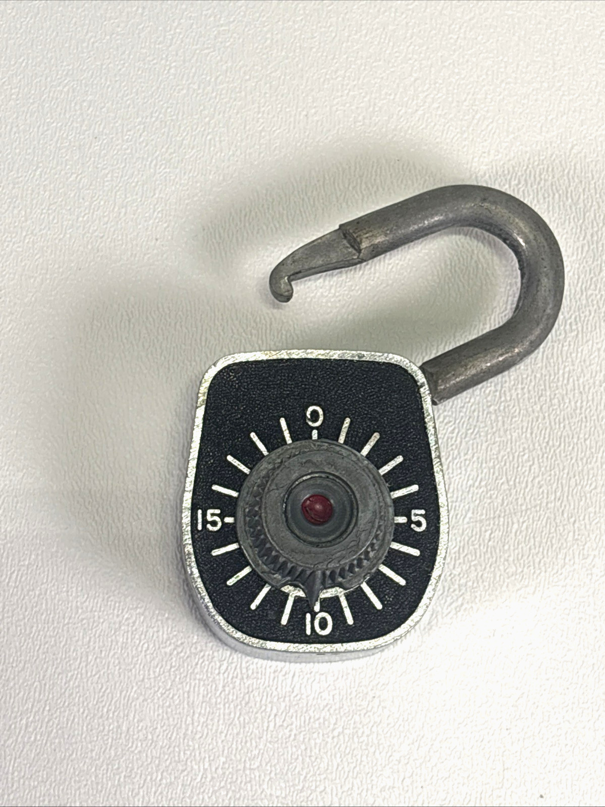 Vintage J.B. Miller Keyless Lock Co Padlock Red Dot Click Combination 1930s Pats
