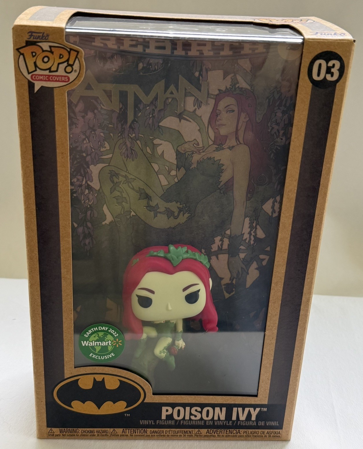 Funko Pop Comic Covers Poison Ivy #03 Vinyl Figure Earth Day 2022 Walmart DC