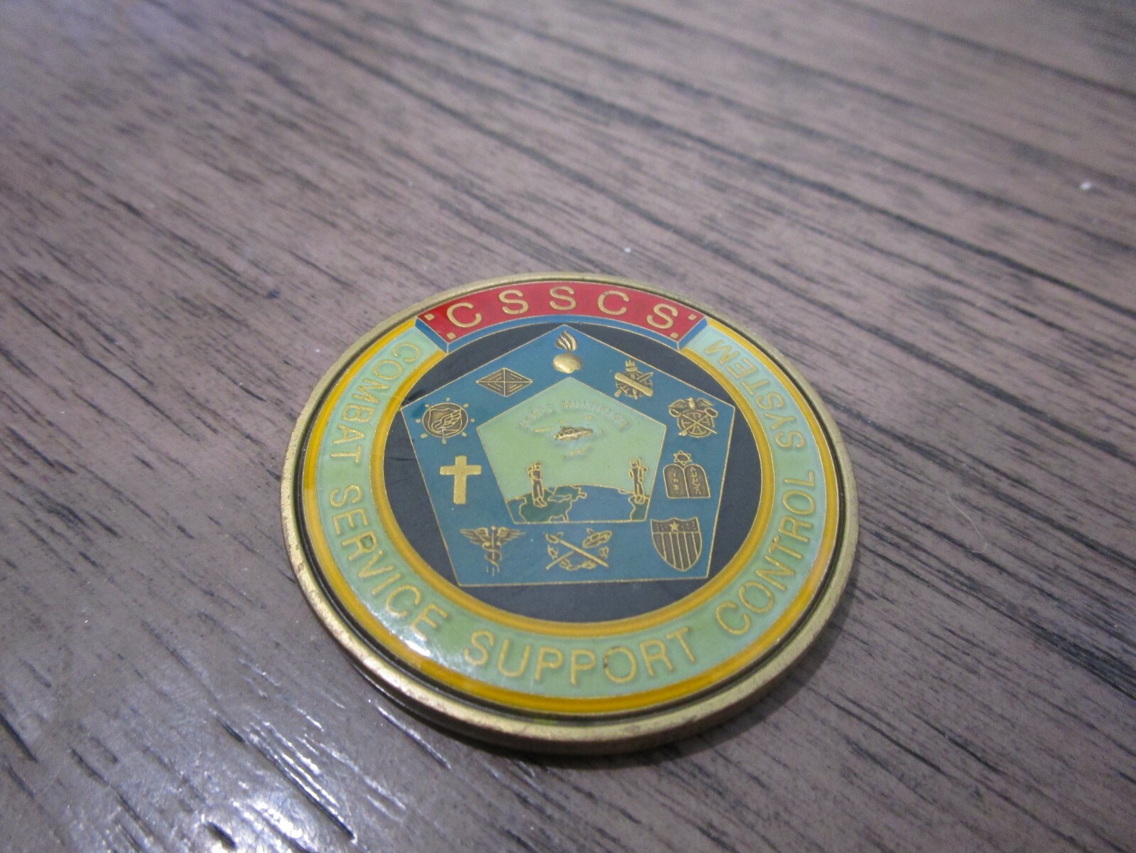 United States Combat Service Support Control System CSSCS Challenge Coin #3552