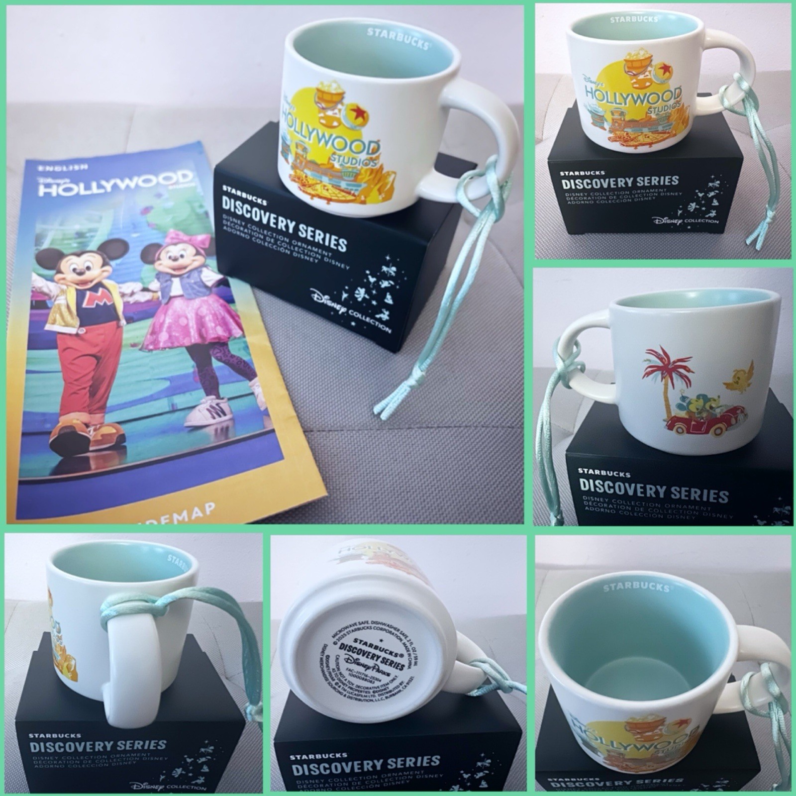 Disney Starbucks Hollywood Studios Discovery Series Coffee Demitasse Cup NIB 2oz