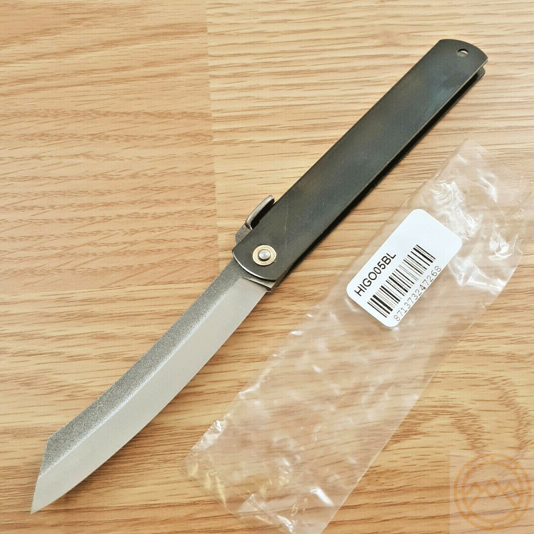 Higonokami No 5 Folding Knife 3.75″ SK5 Carbon Steel Blade Stainless Handle
