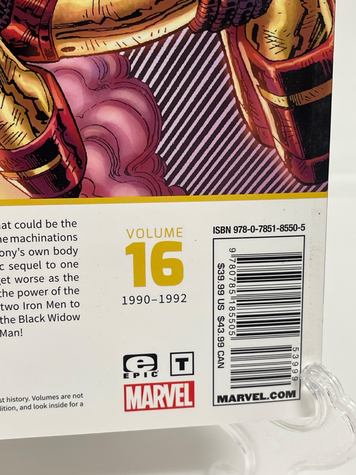 Invincible Iron Man Epic Collection Vol 16 War Games Marvel Comics TPB