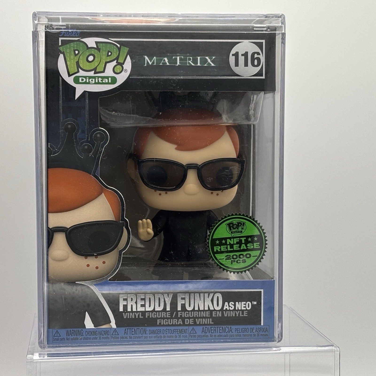 Funko N.F.T Pop! The Matrix – Freddy Funko as Neo LE2000 #116 Digital