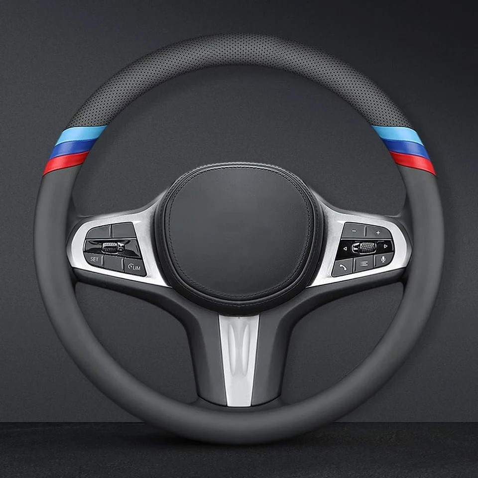 Nappa Leather Slim Stylish Steering Wheel Cover for BMW Steering Wheel Cover …
