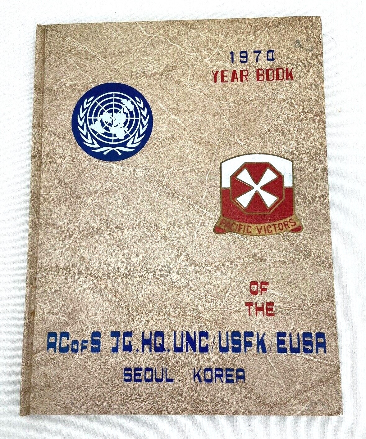 1970 US Army AC To SJQ Seoul Korea Yearbook
