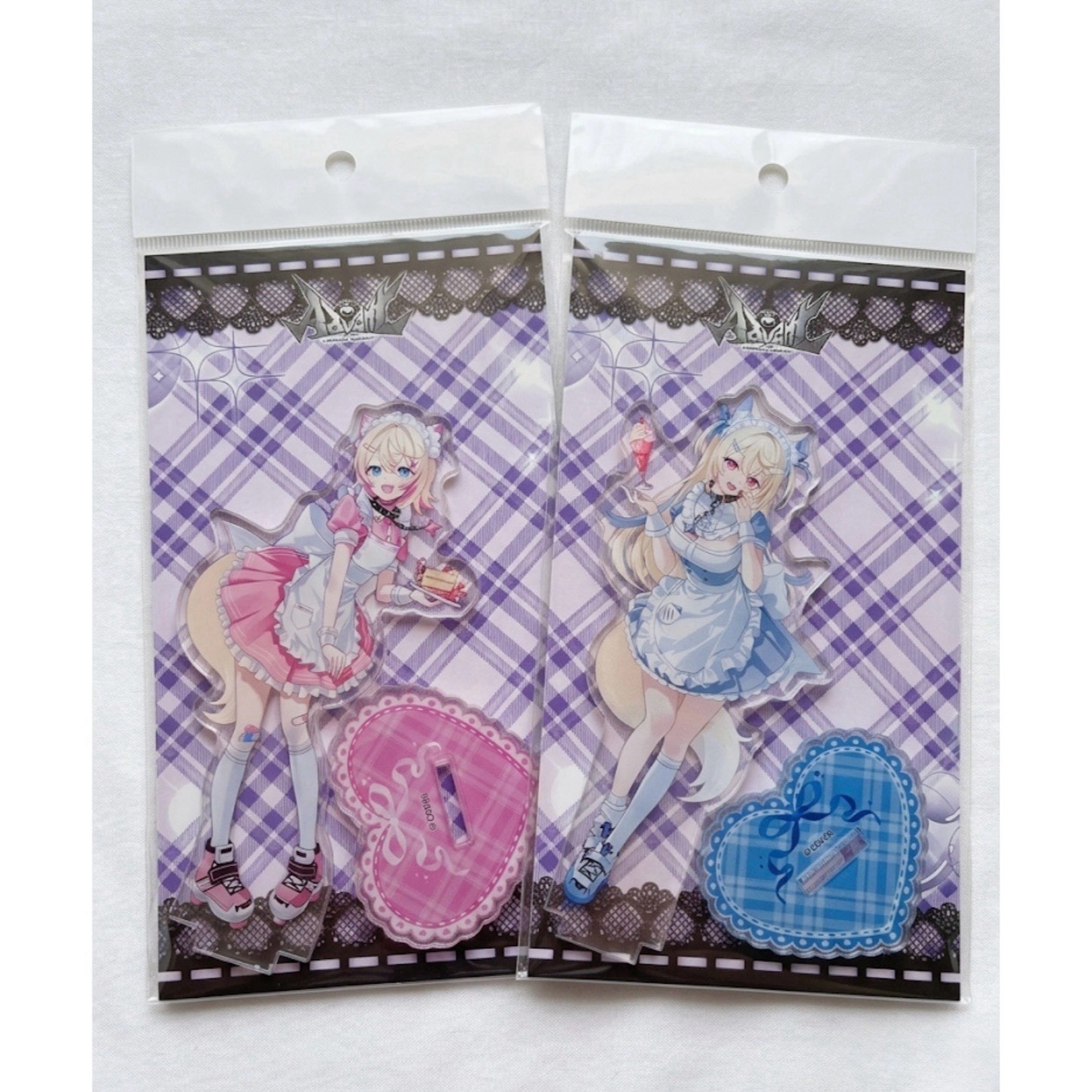 Hololive EN Advent Maid FUWAMOCO Acrylic Stand Fuwawa Mococo Abyssgard Korea