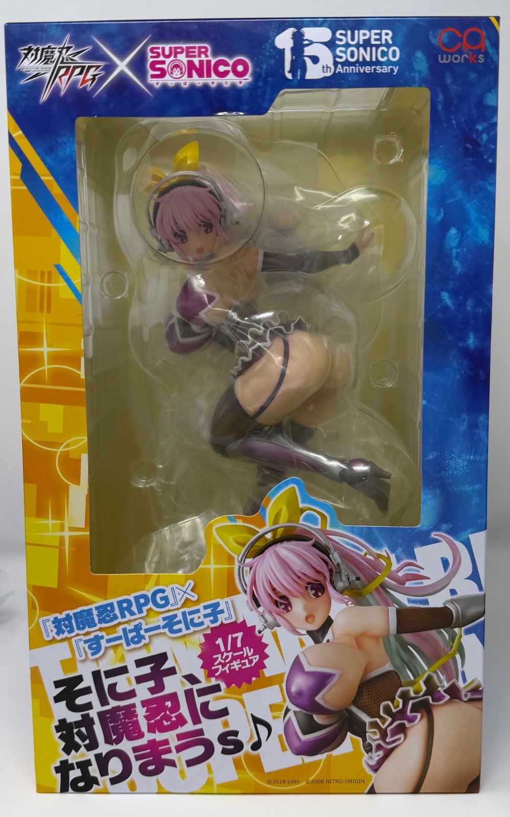 CAworks Taimanin RPG x Super Sonico Soniko 1/7 Scale ABS PVC Painted Figure