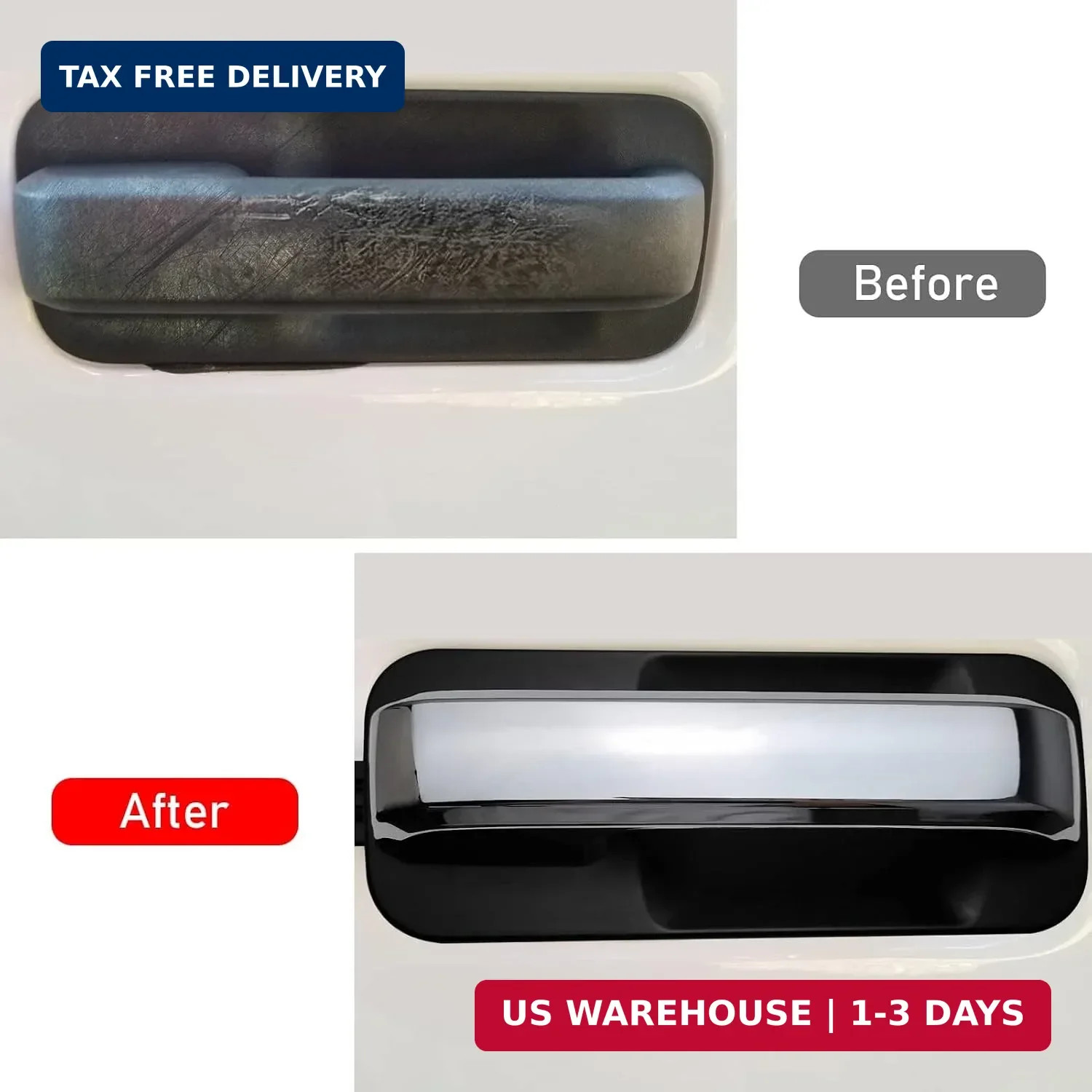 Compatible with Ford F150 Door Handle,2015-2020 F150 Front/Rear Passenger Exteri